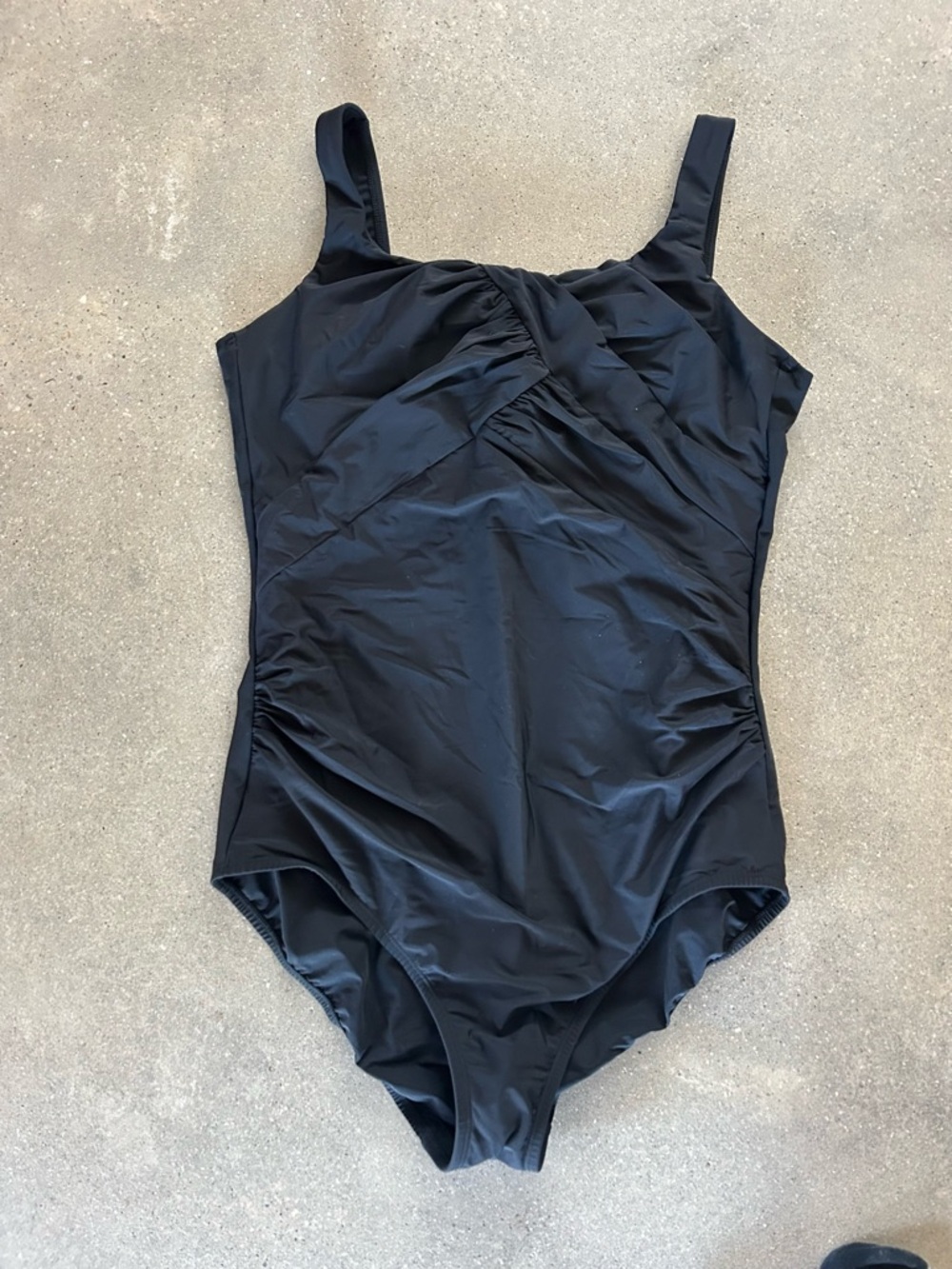 Black one piece swimsuit